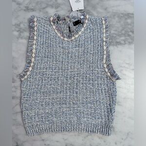 Cropped knit top from Mango
